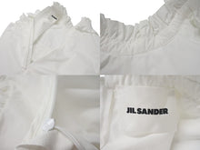 Load image into Gallery viewer, JIL SANDER ジルサンダー ノースリーブフリルシャツ J01NC0101 J45002 イタリア製 コットン ホワイト サイズ34 美品 中古 4c075590