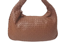 画像をギャラリービューアに読み込む, BOTTEGAVENETA ボッテガヴェネタ ショルダーバッグ イントレチャート ホーボー 115653 ブラウン レザー ゴールド金具 中古 4c075643