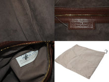 画像をギャラリービューアに読み込む, BOTTEGAVENETA ボッテガヴェネタ ショルダーバッグ イントレチャート ホーボー 115653 ブラウン レザー ゴールド金具 中古 4c075643