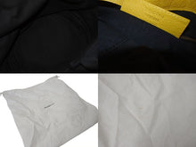 画像をギャラリービューアに読み込む, 極美品 BALENCIAGA バレンシアガ ザ デイ ワンショルダーバッグ カーフスキン イエロー ブラックメタル金具 中古 4c075649