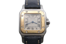 Load image into Gallery viewer, CARTIER カルティエ サントス ガルべ LM 200114A 腕時計 K18ゴールド ステンレス レザー 美品 中古 4c075678