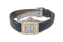 Load image into Gallery viewer, CARTIER カルティエ サントス ガルべ LM 200114A 腕時計 K18ゴールド ステンレス レザー 美品 中古 4c075678