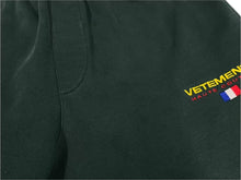 画像をギャラリービューアに読み込む, VETEMENTS ヴェトモン HAUTE COUTURE スウェットパンツ UE52PA160V グリーン コットン S 美品 中古 4c075679