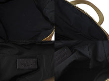 画像をギャラリービューアに読み込む, Yves SaintLaurent イブサンローラン yメール ハンドバッグ 197459 002404 レザー ゴールド ブラック ゴールド金具 美品 中古 4c075699