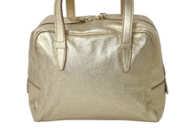 画像をギャラリービューアに読み込む, Yves SaintLaurent イブサンローラン yメール ハンドバッグ 197459 002404 レザー ゴールド ブラック ゴールド金具 美品 中古 4c075699