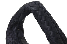 画像をギャラリービューアに読み込む, 新品同様 BOTTEGA VENETA ボッテガヴェネタ イントレチャート ホーボー ハンドバッグ レザー ブラック 中古 4c075706