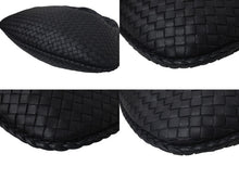 画像をギャラリービューアに読み込む, 新品同様 BOTTEGA VENETA ボッテガヴェネタ イントレチャート ホーボー ハンドバッグ レザー ブラック 中古 4c075706