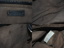 画像をギャラリービューアに読み込む, 新品同様 BOTTEGA VENETA ボッテガヴェネタ イントレチャート ホーボー ハンドバッグ レザー ブラック 中古 4c075706