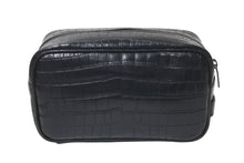 画像をギャラリービューアに読み込む, 極美品 SAINT LAURENT サンローラン クラッチバッグ クロコ型押し GUE664555 0521 イタリア製 レザー ブラック 中古 4c075725
