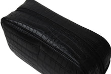 画像をギャラリービューアに読み込む, 極美品 SAINT LAURENT サンローラン クラッチバッグ クロコ型押し GUE664555 0521 イタリア製 レザー ブラック 中古 4c075725