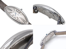 画像をギャラリービューアに読み込む, 極美品 Cartier カルティエ ベニュワールアロンジェ W1532336 腕時計 K18 ホワイトゴールド レザー 中古 4c075898