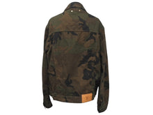 画像をギャラリービューアに読み込む, Supreme シュプリーム × LOUIS VUITTON ルイヴィトン ジャガードトラッカーデニムジャケット HDA91WDSQ サイズ48 美品 中古 4c075909