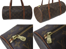 画像をギャラリービューアに読み込む, LOUIS VUITTON ルイヴィトン モノグラム パピヨン30 ハンドバッグ 旧型 筒型 ロゴ 鞄 カバン M51365 美品 中古 4c075987