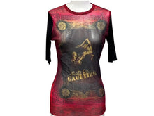 画像をギャラリービューアに読み込む, JEAN PAUL GAULTIER ジャンポールゴルチエ パワーネット 半袖Ｔシャツ レッド ナイロン サイズ 40 中古 4c076041