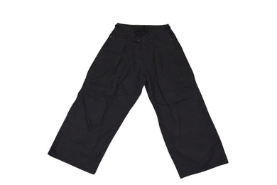新品未使用 KAPITAL キャピタル リップストップジャンボカーゴパンツ サイズ 3 ブラック コットン ナイロン 中古 4c076044