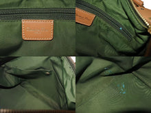 画像をギャラリービューアに読み込む, Christian Dior クリスチャンディオール ミニボストンバッグ トロッター柄 カーキ系 キャンバス レザー PZ0601 美品 中古 4c076049