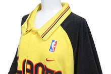 画像をギャラリービューアに読み込む, NIKE ナイキ 00s NBA ATLANTA HAWKS アトランタ ホークス 半袖シャツ サイズL ポリエステル イエロー 美品 中古 4c076236