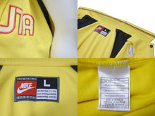 画像をギャラリービューアに読み込む, NIKE ナイキ 00s NBA ATLANTA HAWKS アトランタ ホークス 半袖シャツ サイズL ポリエステル イエロー 美品 中古 4c076236
