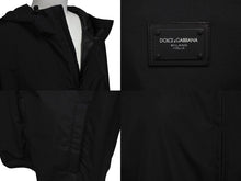 画像をギャラリービューアに読み込む, DOLCE&amp;GABBANA ドルチェアンドガッバーナ マウンテン パーカー アウター イタリア製 ポリエステル ブラック サイズ48 美品 中古 4c076238