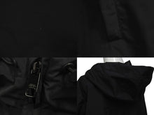 画像をギャラリービューアに読み込む, DOLCE&amp;GABBANA ドルチェアンドガッバーナ マウンテン パーカー アウター イタリア製 ポリエステル ブラック サイズ48 美品 中古 4c076238