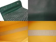 画像をギャラリービューアに読み込む, 新品同様 GOYARD ゴヤール サンレジェ バックパック ゴヤールディンキャンバス グリーンシルバー金具 STLEGEMMLTY33CG33P SUT120190 中古 4c076715