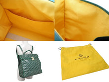 画像をギャラリービューアに読み込む, 新品同様 GOYARD ゴヤール サンレジェ バックパック ゴヤールディンキャンバス グリーンシルバー金具 STLEGEMMLTY33CG33P SUT120190 中古 4c076715