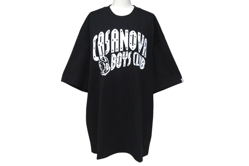 新品未使用 BILLIONAIREBOYSCLUB ビリオネアボーイズクラブ CASANOVABOYSCLUB カサノバボーイズクラブ半袖Tシャツ ブラック サイズXL 4c076882