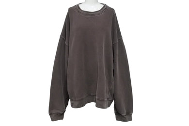 Kanye West カニエ ウエスト YEEZY SEASON 3 CREWNECK WITH RIB ONYX EARTH KW3M208-111 美品 中古 4c070120