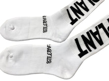 画像をギャラリービューアに読み込む, 新品未使用 SAINT MICHAEL セントマイケル 靴下 ソックス ロゴ刺繍 ブラック ホワイト コットン サイズM SM-YS1-0000-C13 中古 4c071149