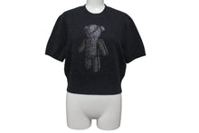 Load image into Gallery viewer, 極美品 Alexander Wang アレキサンダーワン beiress クリスタル ショートスリーブセーター グレー サイズS 中古 4c075521