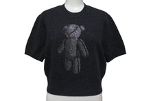 Load image into Gallery viewer, 極美品 Alexander Wang アレキサンダーワン beiress クリスタル ショートスリーブセーター グレー サイズS 中古 4c075521