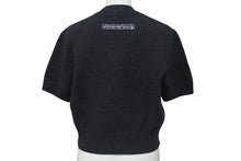 Load image into Gallery viewer, 極美品 Alexander Wang アレキサンダーワン beiress クリスタル ショートスリーブセーター グレー サイズS 中古 4c075521