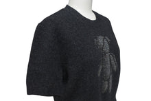 Load image into Gallery viewer, 極美品 Alexander Wang アレキサンダーワン beiress クリスタル ショートスリーブセーター グレー サイズS 中古 4c075521