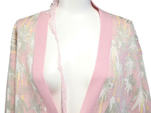 画像をギャラリービューアに読み込む, LOEWE ロエベ カーディガン オーバーシルエット 花柄 レーヨン ピンク サイズXS S3108120SM 美品 中古 64483