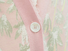 画像をギャラリービューアに読み込む, LOEWE ロエベ カーディガン オーバーシルエット 花柄 レーヨン ピンク サイズXS S3108120SM 美品 中古 64483