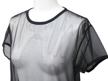 画像をギャラリービューアに読み込む, 極美品 Jean Paul Gaultier Homme ジャンポール ゴルチェ オム 半袖Ｔシャツ 編み メッシュ ブラック 中古 53812