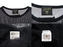 画像をギャラリービューアに読み込む, 極美品 Jean Paul Gaultier Homme ジャンポール ゴルチェ オム 半袖Ｔシャツ 編み メッシュ ブラック 中古 53812