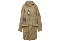 画像をギャラリービューアに読み込む, 極美品 RAF SIMONS ラフシモンズ 21SS ARCHIVE REDUX 権力の美学 コート パッチライナー付き A01-700 ベージュ 48 中古 53967