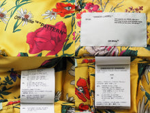 画像をギャラリービューアに読み込む, OFF-WHITE オフホワイト 18AW BOMBER ダウンジャケット グレー 花柄 プリント OWEH001E18A68053 サイズ38 美品 中古 54199