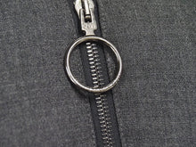 画像をギャラリービューアに読み込む, OFF-WHITE オフホワイト 18AW BOMBER ダウンジャケット グレー 花柄 プリント OWEH001E18A68053 サイズ38 美品 中古 54199