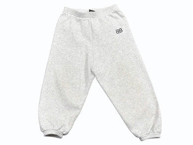 BALENCIAGA バレンシアガ 18AW キッズ BBロゴ スウェットパンツ 528671 TYK70 グレー サイズ2 美品 中古 54241