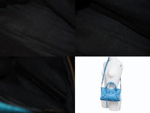 Load image into Gallery viewer, BALENCIAGA バレンシアガ ルシティ ショルダーバッグ ハンドバッグ 2way 8063952ABEK2910 レザー ブルー 美品 中古 4b005449