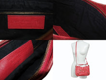 Load image into Gallery viewer, 極美品 BALENCIAGA バレンシアガ ジャイアントヒップ ショルダーバッグ 237203 5740 レザー レッド ゴールド金具 中古 4b005476