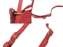 Load image into Gallery viewer, 極美品 BALENCIAGA バレンシアガ ジャイアントヒップ ショルダーバッグ 237203 5740 レザー レッド ゴールド金具 中古 4b005476