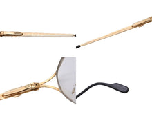 画像をギャラリービューアに読み込む, TIFFANY&amp;Co. ティファニー サングラス メガネ 23k T360 ヴィンテージ 度無し 54◻︎18 135 ゴールド ブラック 美品 中古 55100