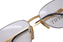 画像をギャラリービューアに読み込む, TIFFANY&amp;Co. ティファニー サングラス メガネ 23k T360 ヴィンテージ 度無し 54◻︎18 135 ゴールド ブラック 美品 中古 55100