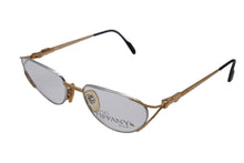 画像をギャラリービューアに読み込む, TIFFANY&amp;Co. ティファニー サングラス メガネ 23k T360 ヴィンテージ 度無し 54◻︎18 135 ゴールド ブラック 美品 中古 55100