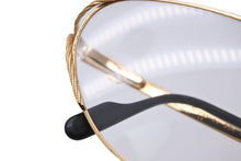 画像をギャラリービューアに読み込む, TIFFANY&amp;Co. ティファニー サングラス メガネ 23k T360 ヴィンテージ 度無し 56◻︎18 135 ゴールド ブラック 美品 中古 55101