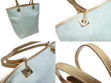 Load image into Gallery viewer, [USED/中古]GUCCI グッチ トートバッグ ブルー ゴールド キャンバス 002 1099 001998 ゴールド金具 Bランク 中古 4b005593
