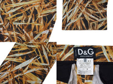 画像をギャラリービューアに読み込む, DOLCE&amp;GABBANA ドルチェアンドガッバーナ カモフラージュ柄 パンツ コットン ブラウン サイズ34/48 美品 中古 4b000561